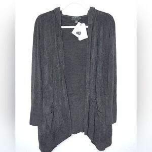 Nwt Barefoot Dreams CozyChic Ultra Lite Hoodie Grey Cardigan Size XS & M